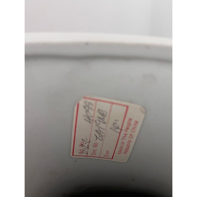 Mid 20th Century Equestrian Hunting Scene Chinese Export Porcelain Vase For Sale - Image 10 of 12