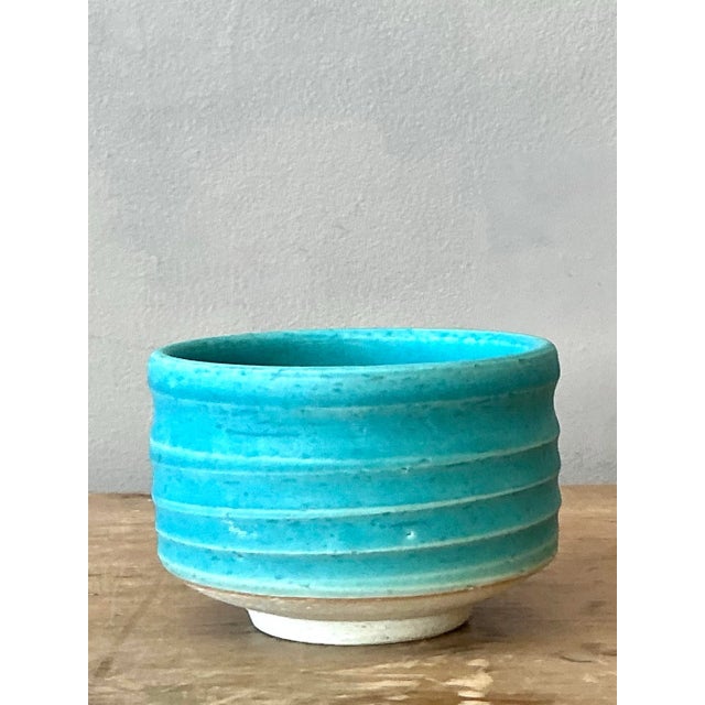 Vintage Boho Studio Pottery Bowl For Sale - Image 11 of 12