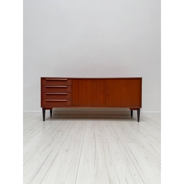 Mid-Century German Teak Sideboard by WK Möbel, 1960s For Sale - Image 13 of 13
