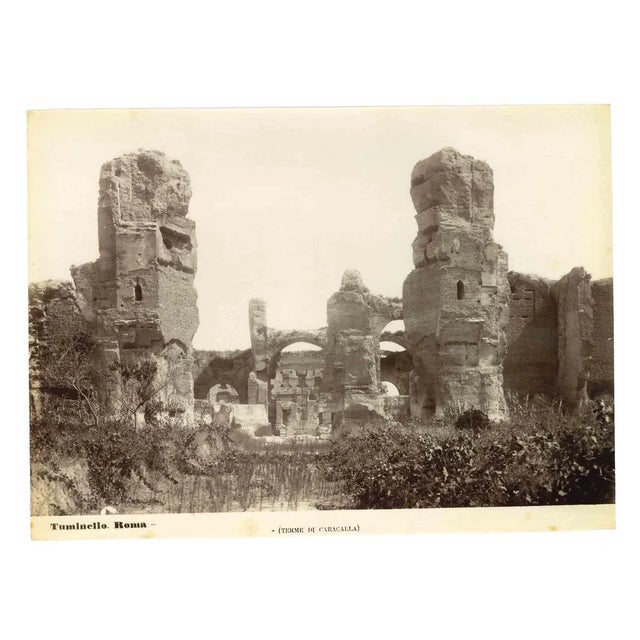 Ludovico Tuminello, Baths of Caracalla, Vintage Photograph, Early 20th Century For Sale