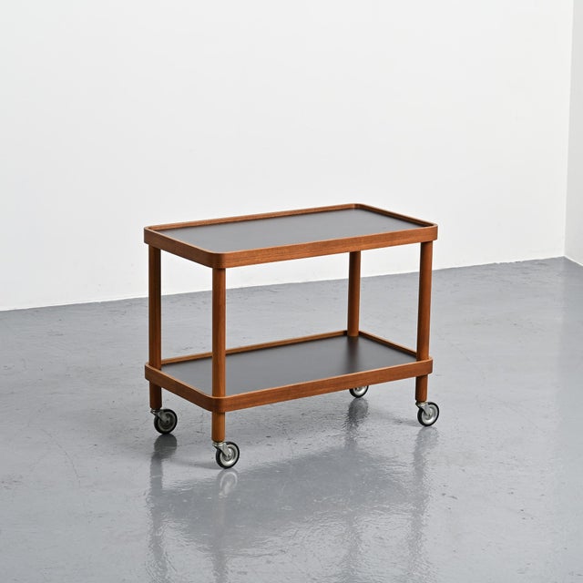 Rolling Cart by Isamu Kenmochi for Yamaguchi, 1970 For Sale - Image 6 of 15