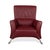 Set of Model 322 Lounge Chair and Ottoman in Bordeaux Red Leather from Rolf Benz For Sale - Image 15 of 18