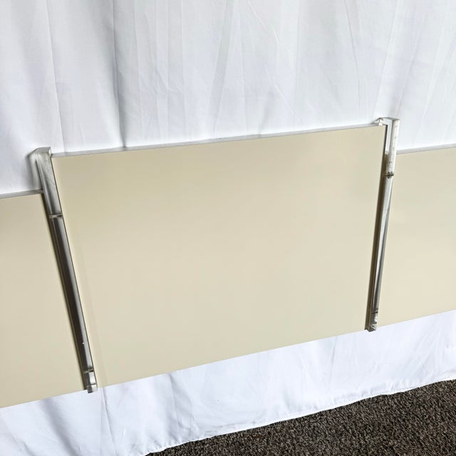 Postmodern White Laminate and Lucite King Size Headboard For Sale In Miami - Image 6 of 6