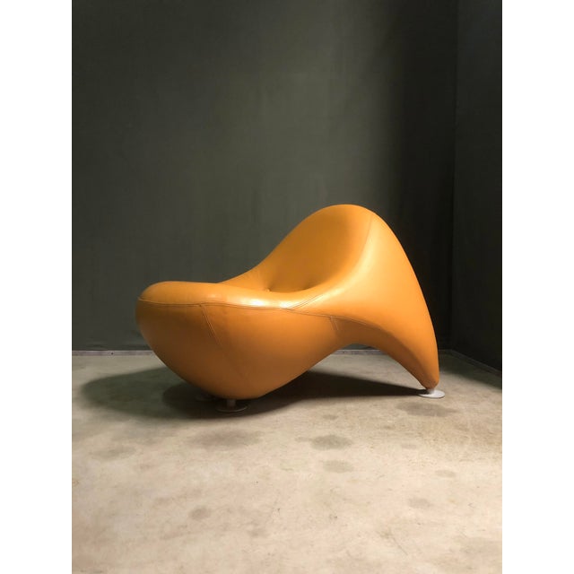 Leather Lounge Chairs by Luigi Colani, 1968, Set of 2 For Sale - Image 4 of 13