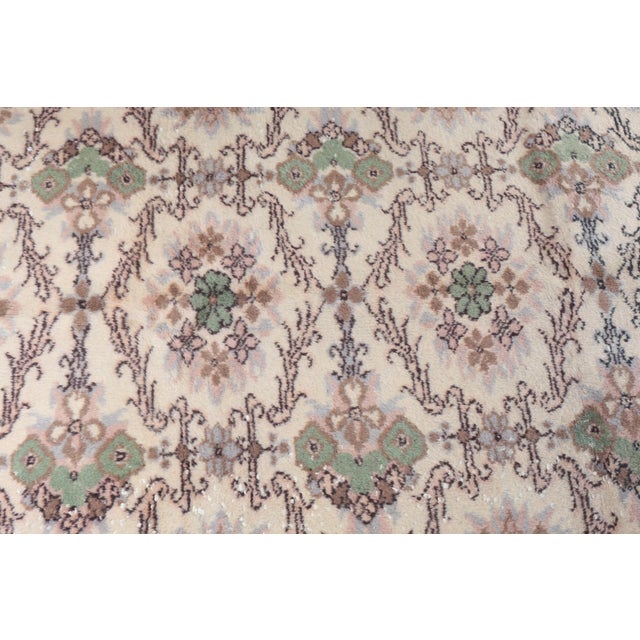1980s Hand Knotted All Over Design Vintage Floor Rug For Sale - Image 11 of 12