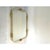 Scenographic wall mirror in murano glass full of gold-leaf inside and solid brass details. brass not laquered . A luxury...
