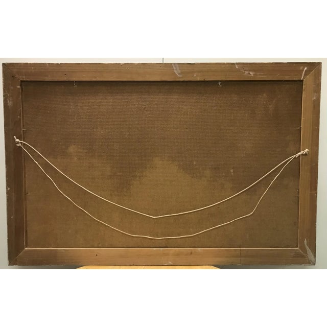 Otto Clénin, Au bord de l'étang, 1930, Oil on Wood, Framed For Sale - Image 6 of 7