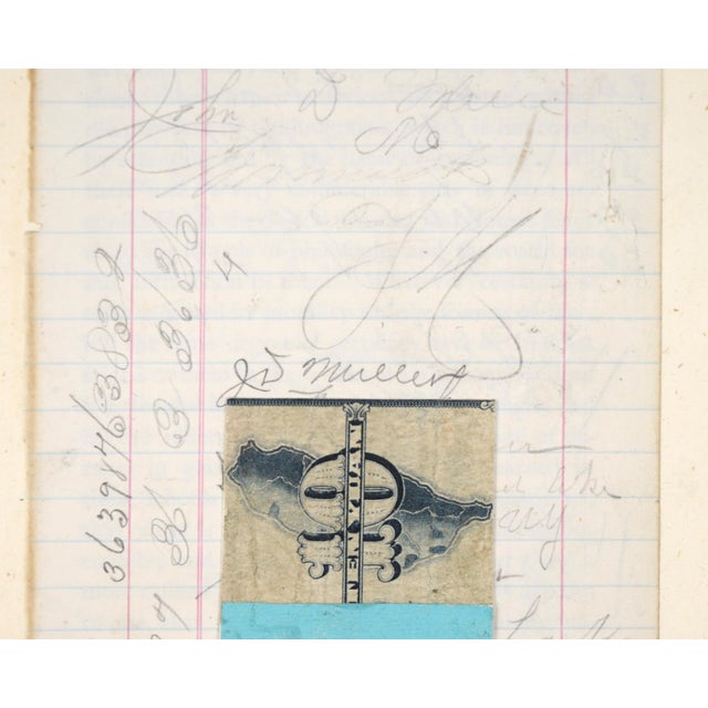"No. 2710" Miniature Collage Currency by Michael Pauker For Sale In Monterey, CA - Image 6 of 8