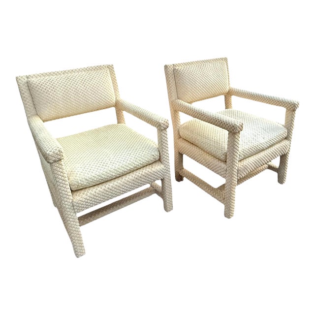 Erwin Lambeth Parsons Chairs - a Pair For Sale