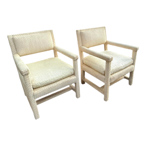 Erwin Lambeth Parsons Chairs - a Pair
