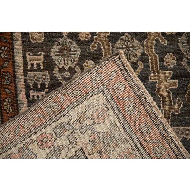 Vintage Distressed Hamadan Rug Runner - 3'4" x 10'4" For Sale In New York - Image 6 of 9