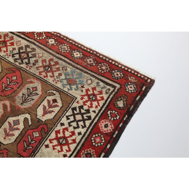 Textile Antique Caucasian Gendje Rug For Sale - Image 7 of 16