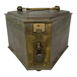Early 20th-C. Brass Betel Nut Box