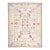 21st Century Turkish Oushak Wool 9x12 Ivory, Rust, & Blue Handmade Area Rug #1141267 For Sale