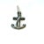 Contemporary David Yurman Maritime Anchor Pendant Sterling Silver Estate For Sale - Image 3 of 6
