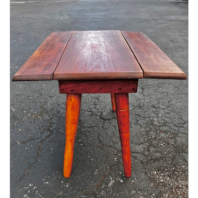 Mid 20th Century Mid Century Modern Fold-Down Coffee Table For Sale - Image 5 of 18