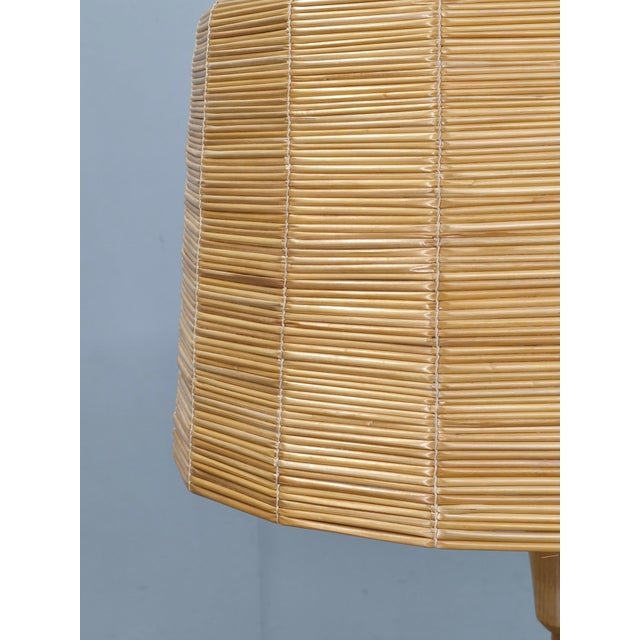 1960s Rattan Floor Lamp by Jan Kalous for Uluv, Former Czechoslovakia, 1960s For Sale - Image 5 of 14