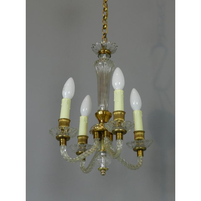 1950s Murano Glass Chandelier, 1950s For Sale - Image 5 of 11