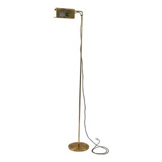 Vintage Brass Floor Lamp, 1970s For Sale