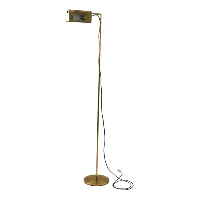 Vintage Brass Floor Lamp, 1970s For Sale