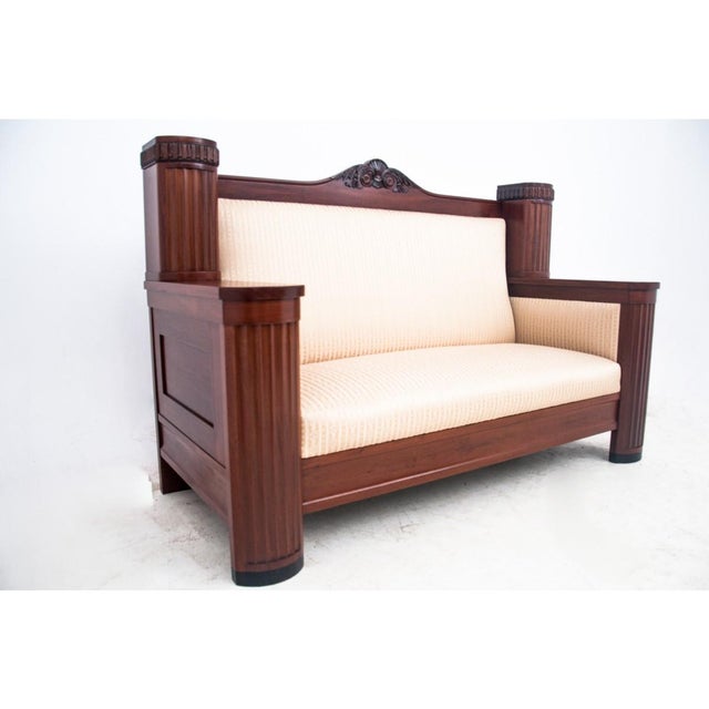 Sofa, Northern Europe, 1890s, in Restored conditions. Designed 1890 to 1919