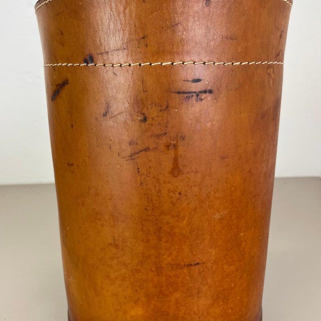 Leather PaperBasket from Torben Ørskov & Co, Denmark, 1960s For Sale - Image 16 of 18