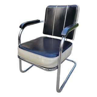 Mid 20th Century Streamline Art Deco Springer Club Chair For Sale