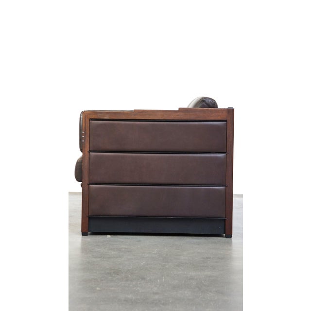 Vintage Art Deco Leather Sofa by Paul Schuitema For Sale - Image 4 of 17
