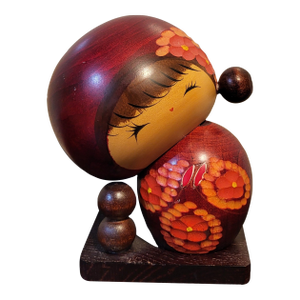 Japanese Wooden Kokeshi Doll Izu Inatori Girl Naruko