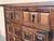 Brown 19th Spanish Baroque Carved Walnut Tuscan Two Drawer Credenza or Buffet For Sale - Image 8 of 10
