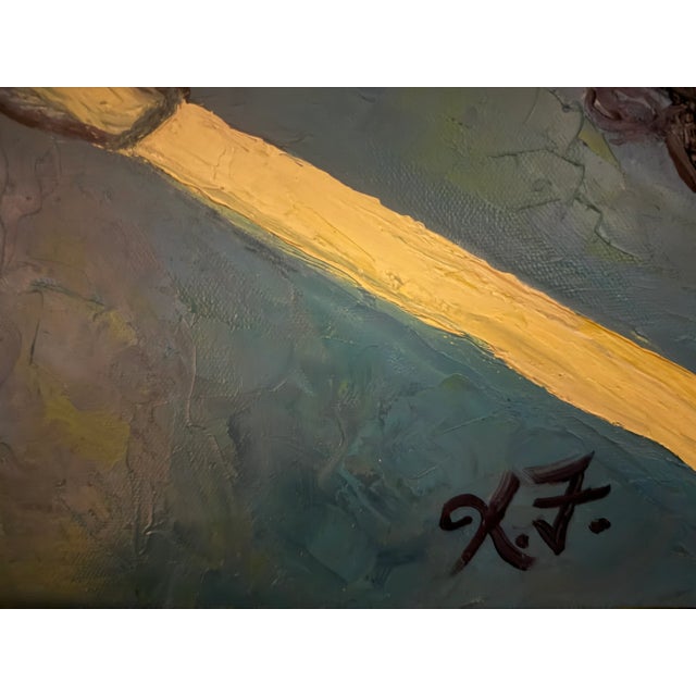 Abstract Expressionist Original Tennis Oil Painting For Sale In San Francisco - Image 6 of 6