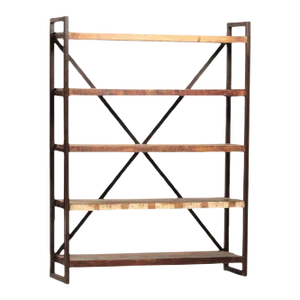 Reclaimed Wood & Iron Shelf