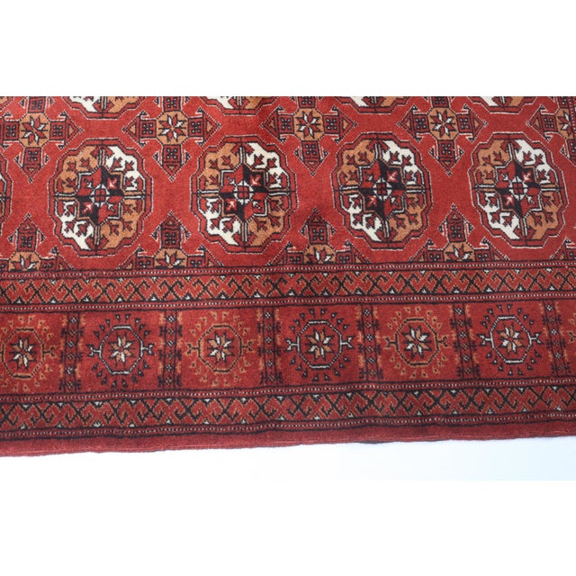 1990s Hand Knotted Vintage Floor Rug -5' 5'' X 3' 9'' For Sale - Image 9 of 13