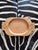 Vintage Handcarved Oval Wooden Folk Art Tray With Playing Card Handles For Sale - Image 15 of 15