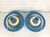 Blue Equator Pendant Lamps by Jo Hammerborg for Fog & Mørup, 1968, Set of 2 For Sale - Image 11 of 16