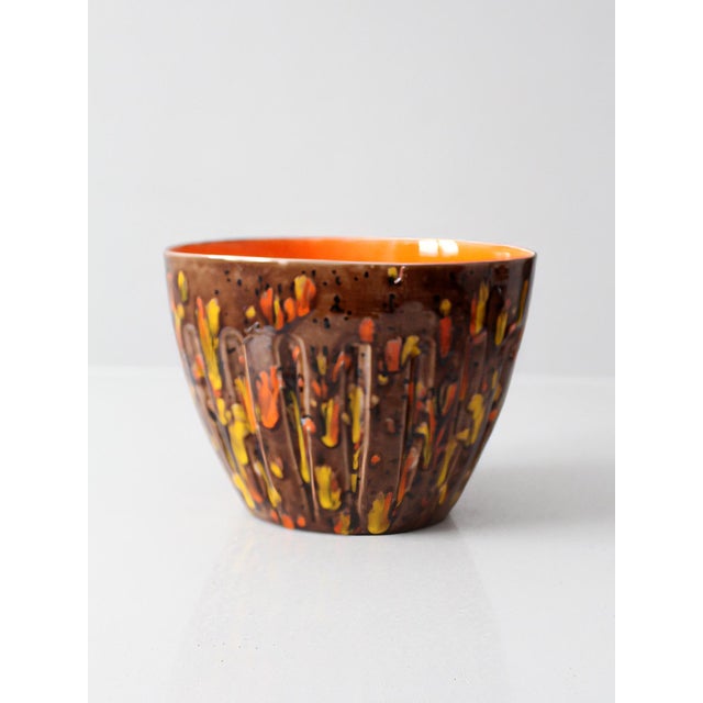 Ceramic Mid-Century Ox Mold Pottery Bowl For Sale - Image 7 of 10