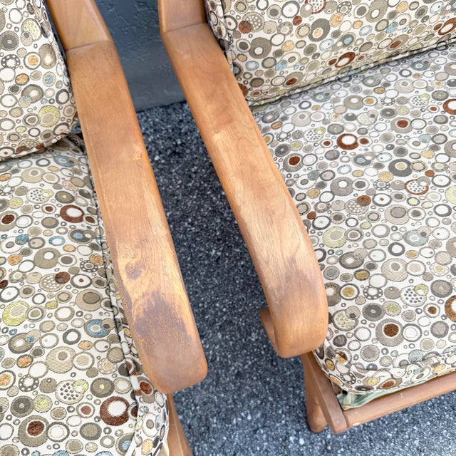 Mid Century Modern Bentwood Lounge Chairs by Heywood Wakefield - A Pair For Sale - Image 9 of 11