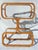 1970s Vintage MCM Mid Century Plycraft Attributed Étagère Oak Glass Wood Shelving Unit Bookcase Display For Sale - Image 5 of 12