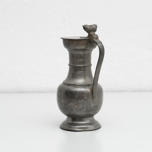 Vintage Traditional Metal Lidded Jug, 1970s For Sale - Image 6 of 18