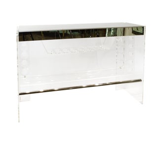 Vintage Lucite Illuminated Bar For Sale