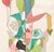 Paper Ellwood Graham "Indian Dance" Abstract Geometric Composition Circa Early 1960s For Sale - Image 7 of 9