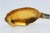 Silver Pickle Spoon with Gold-Colored Shell and Grooves For Sale - Image 4 of 9