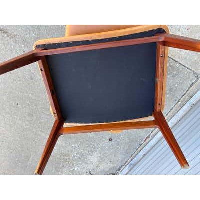France and Son Mid 20th Century Foot Stools by Finn Juhl for France & Son in Teak and Leather For Sale - Image 4 of 12