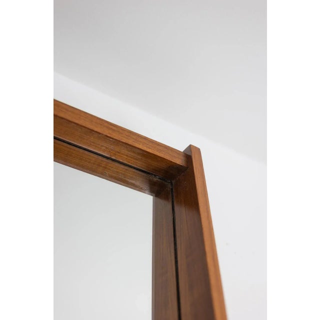 Mirror and Mahogany Console, 1970s, Set of 2 For Sale - Image 6 of 10