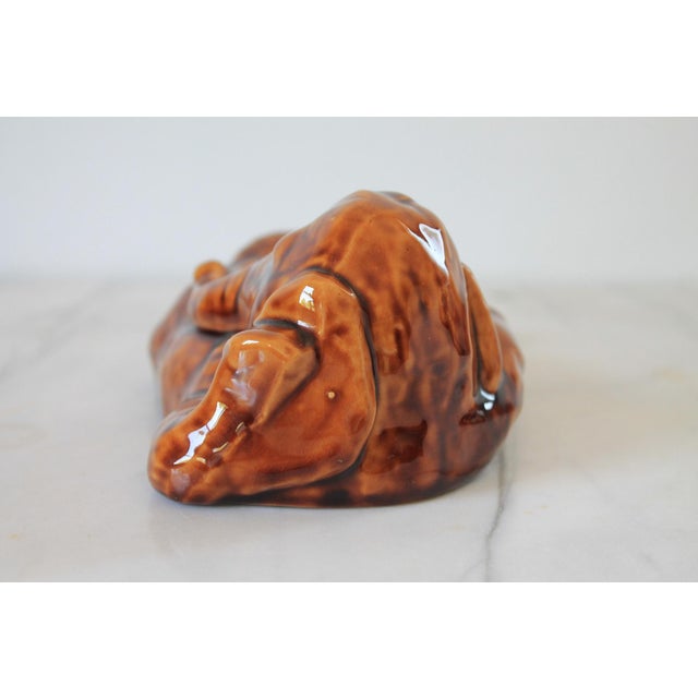 Vintage Ceramic Elephant Ashtray or Trinket Dish For Sale In Milwaukee - Image 6 of 9