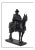 Garibaldi Riding a Horse - Original Bronze Sculpture by Carlo Rivalta Early 1900 For Sale