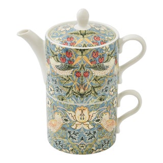 Spode Morris & Co Tea For One 10 oz., Strawberry Thief For Sale