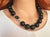 Vintage 21-Inch Black Obsidian Beaded Necklace With Onyx Cameo Clasp For Sale - Image 9 of 9
