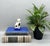 Charming black and white ceramic cat figurine, hand painted in the style of antique Staffordshire pottery. Features...