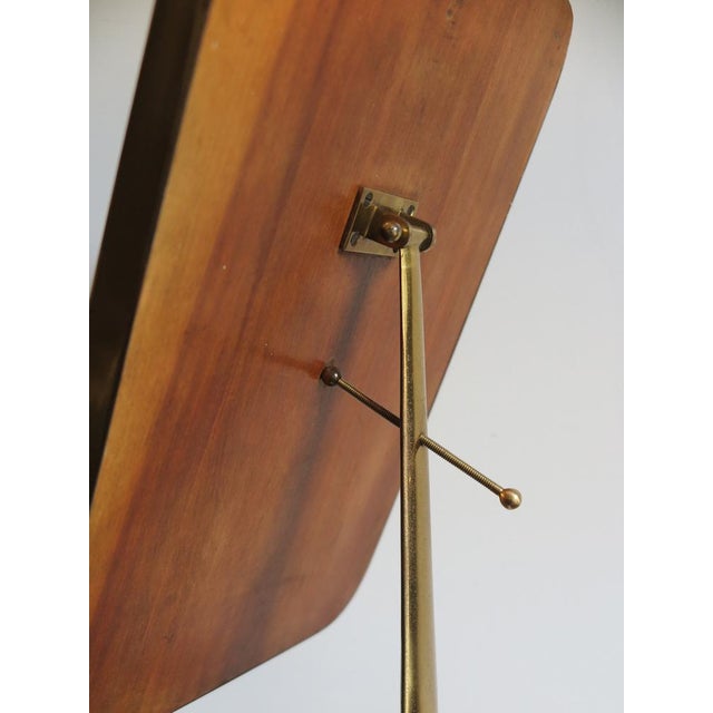 Italian Mirror in Brass and Marble, 1950s For Sale - Image 9 of 16